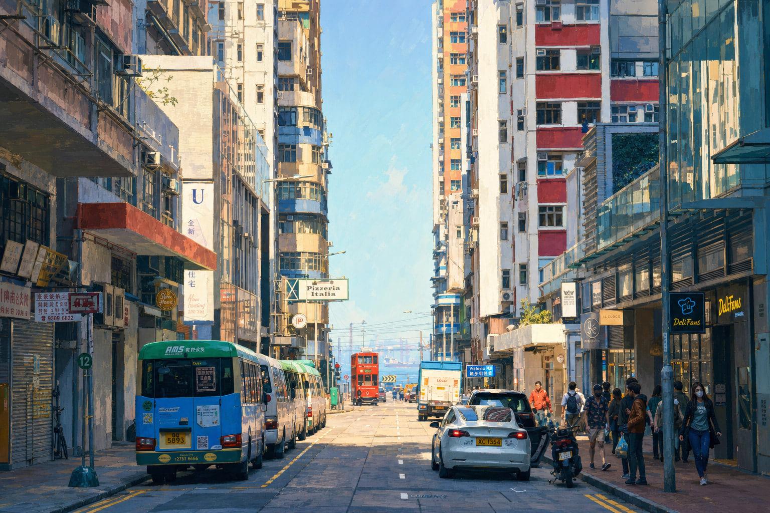 街道向海延伸 效果